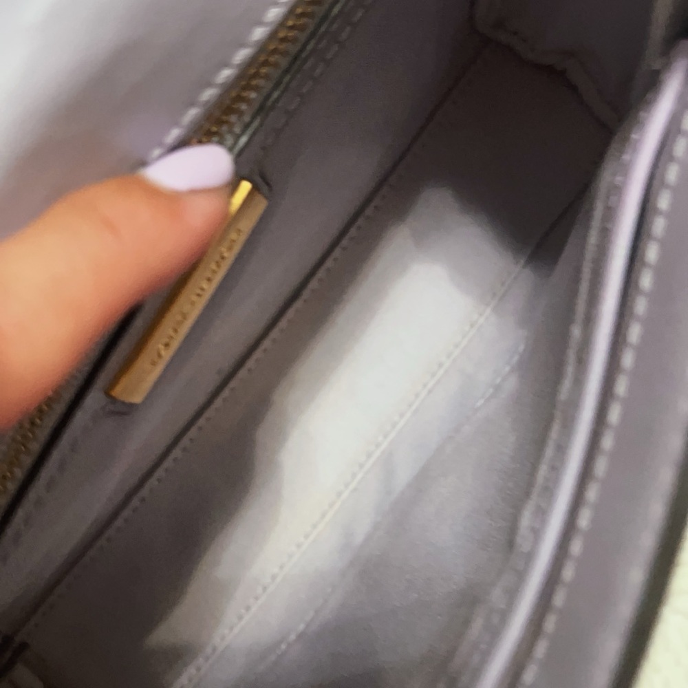Tory Burch Black and Lavender Crossbody satchel small  bag . - Picture 5 of 11